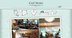 Desktop Screenshot of cafe-nobis.com
